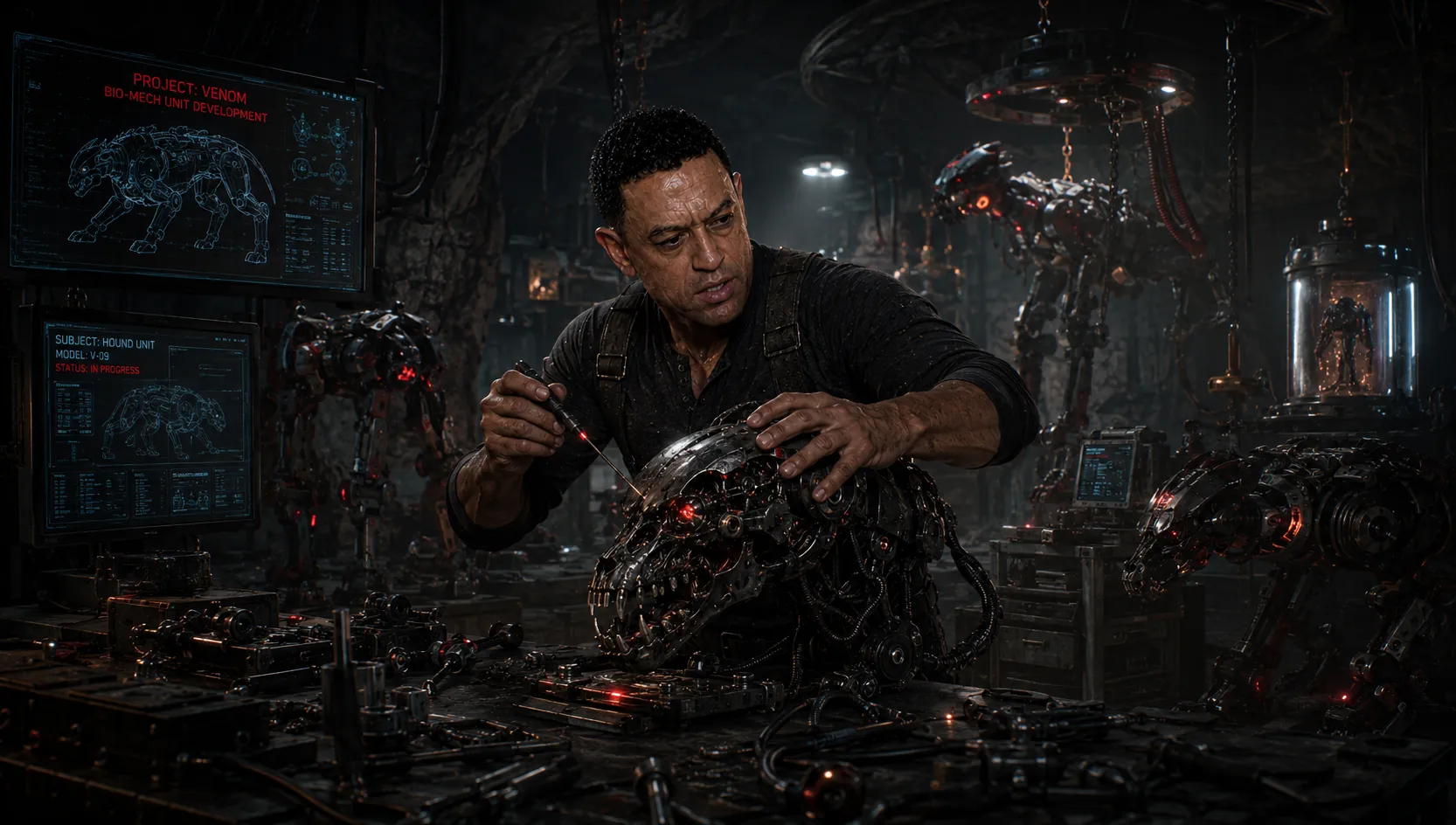 Dr. Sanjay's cave laboratory