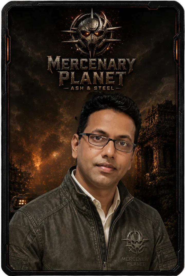 Vijayasarathi Rajasekaran, creator of Mercenary Planet
