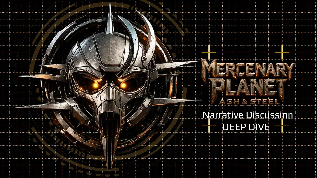 Mercenary Planet: Ash & Steel — Narrative Discussion deep dive