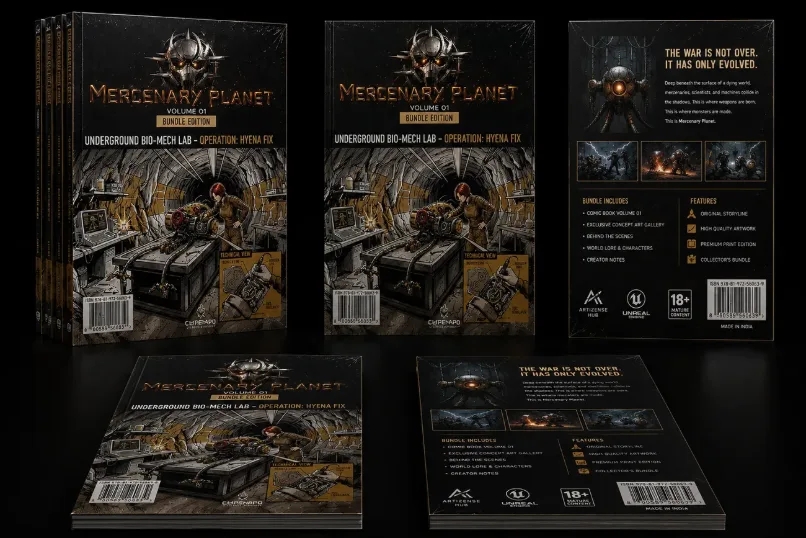 Mercenary Planet comic book