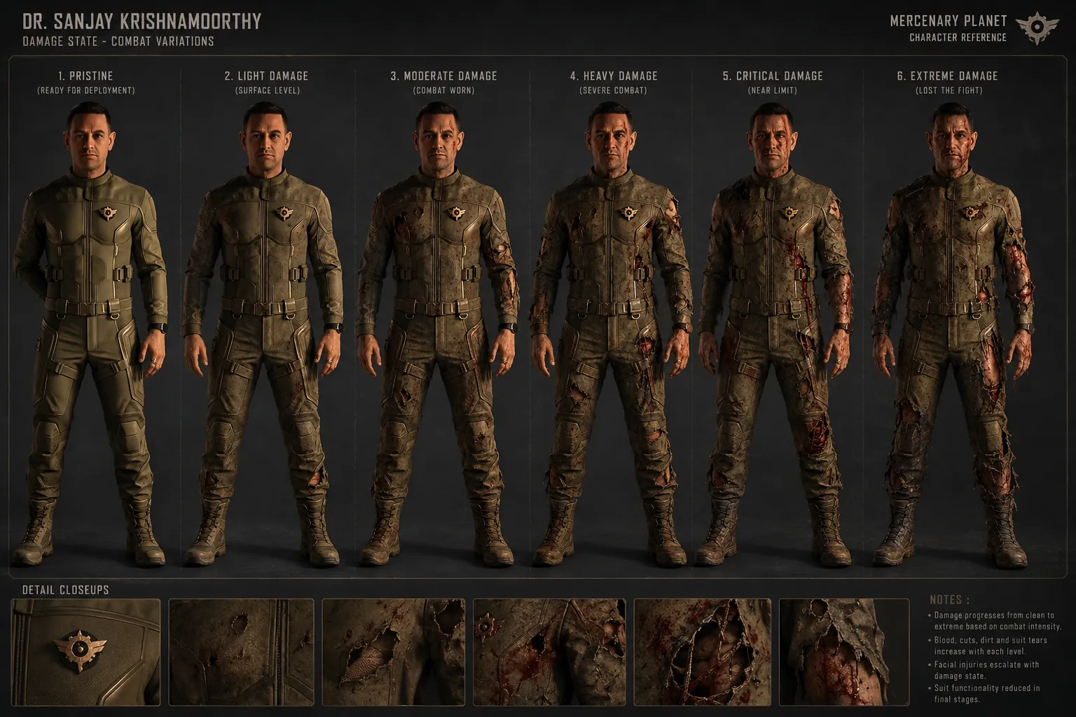 Operative stats screen