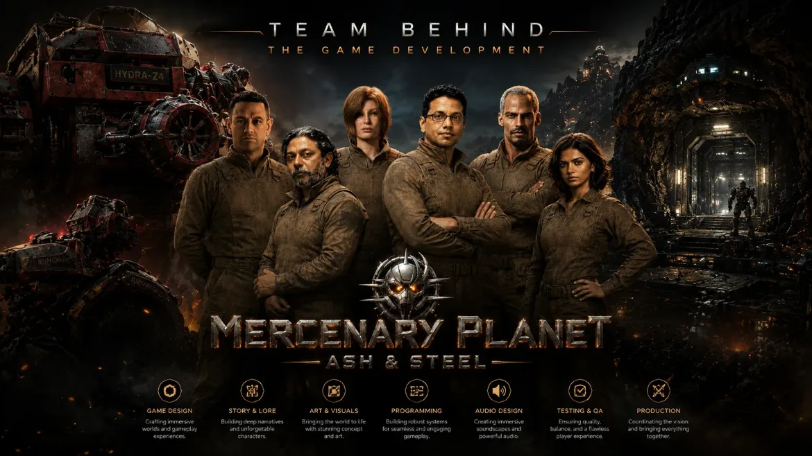 The team behind Mercenary Planet