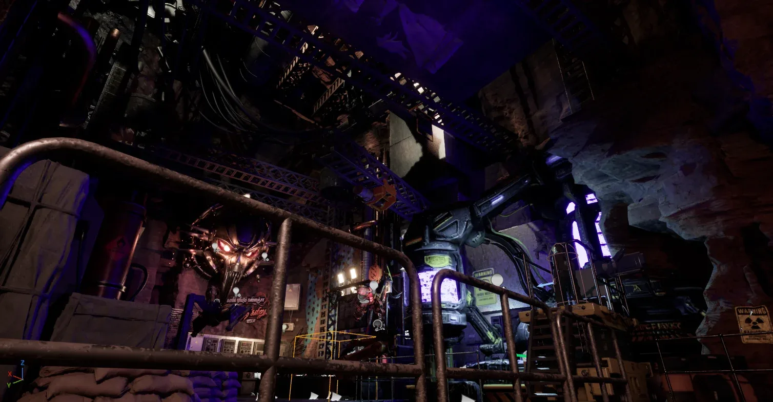 The Megamalai cave laboratory: gantries, cables and the bio-mech pods
